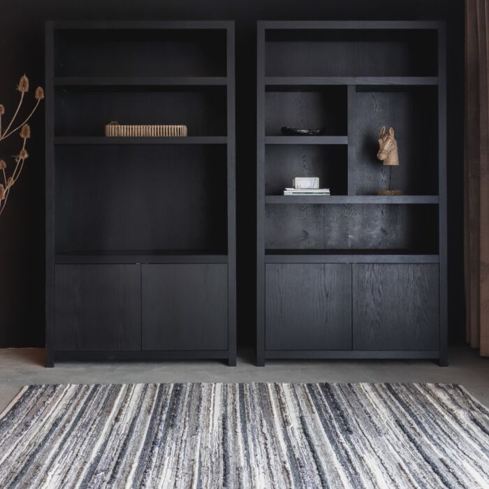 Boekenkastset Juwel 5 vaks + TV-meubel 120 cm