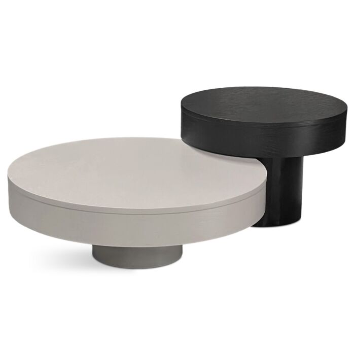 Salontafel Pando Taupe Ø85cm