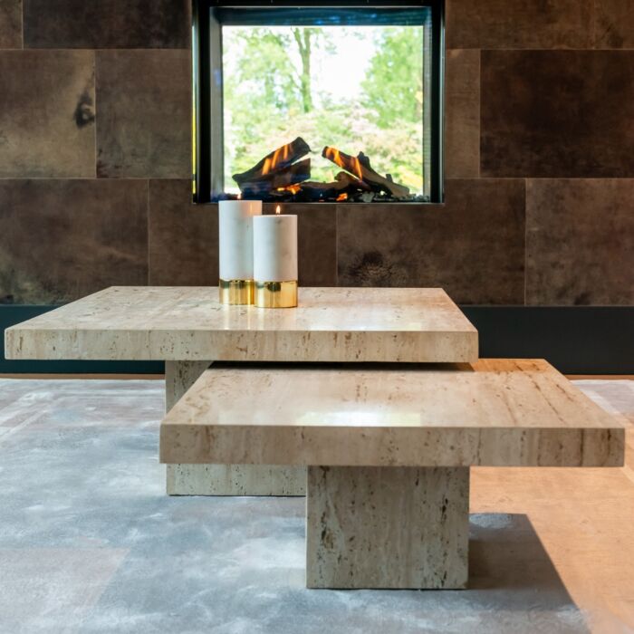 Salontafel La Cantera Vierkant Set Van 2