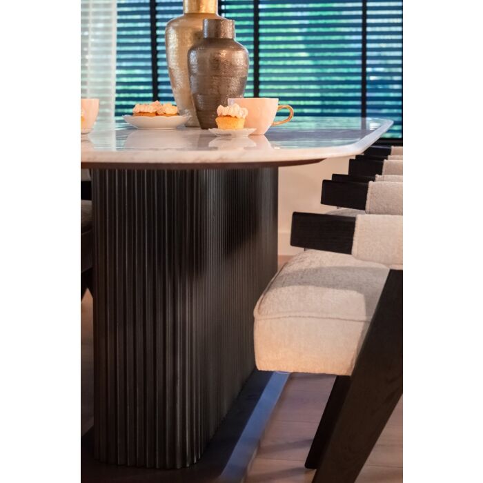 Stoel Cooper White Chenille
