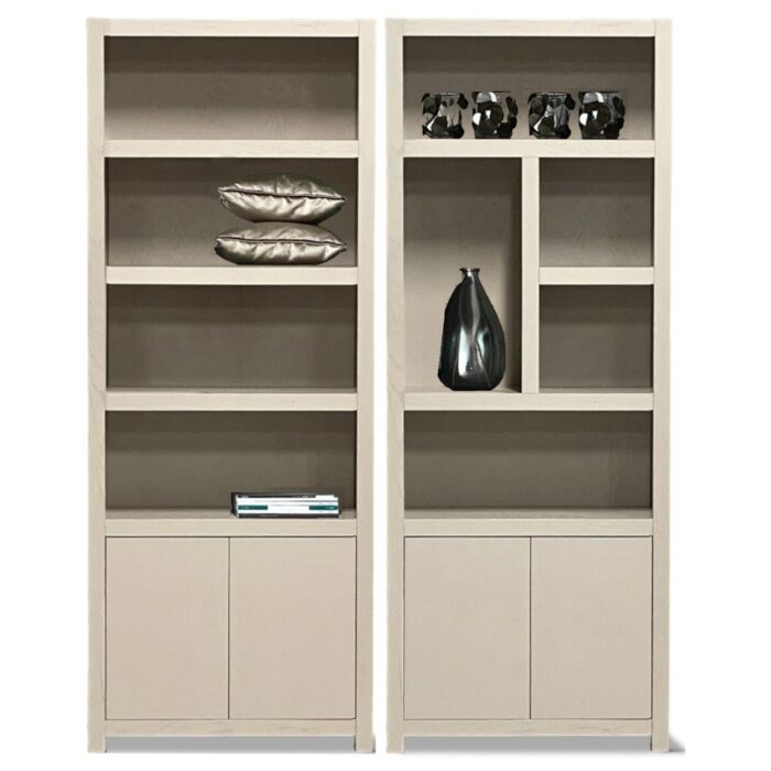 Boekenkasten Set Juwel Taupe Links