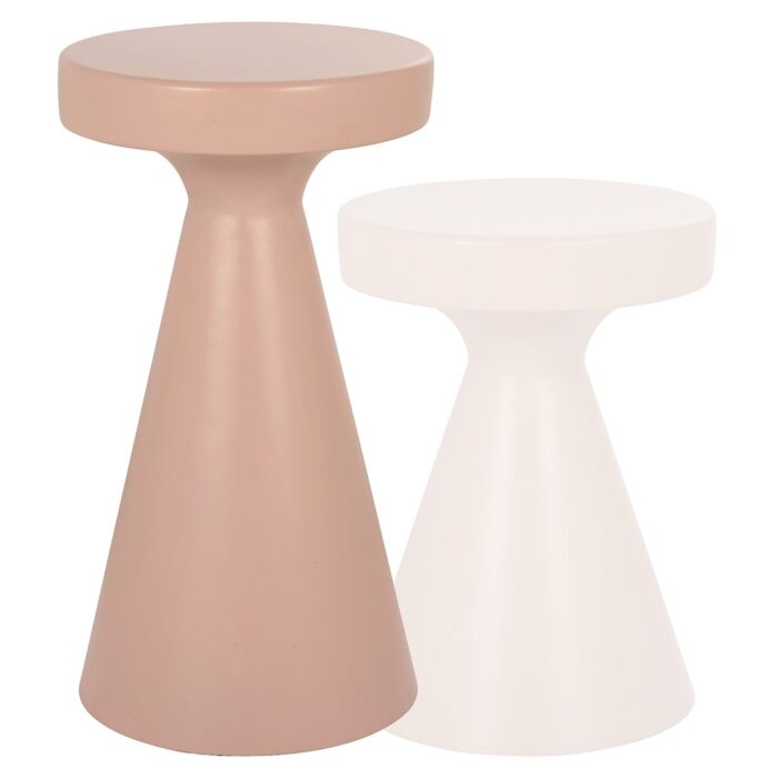 Bijzettafel Kimble Roze Groot 30Ø