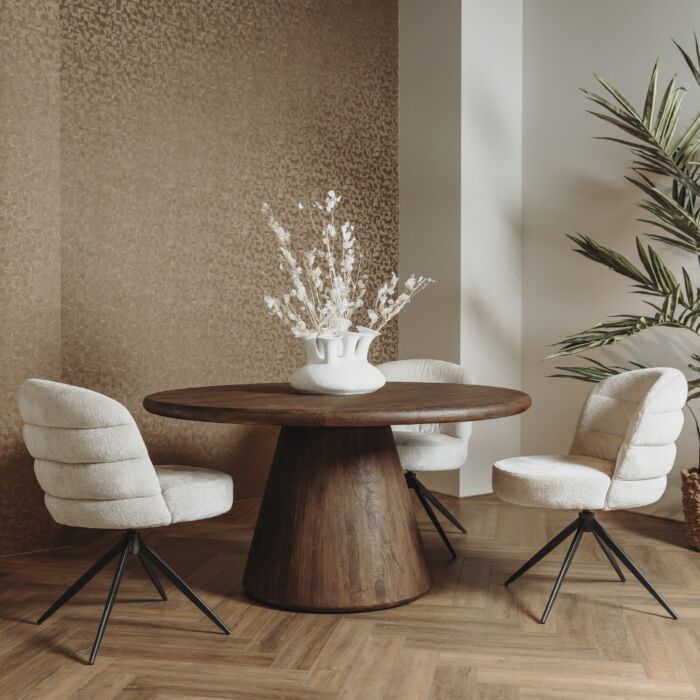 Eetkamerstoel Carro Almond White