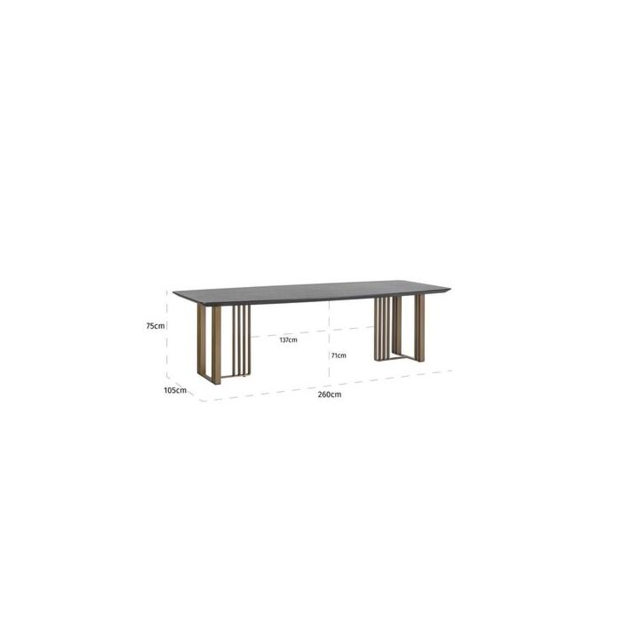 Alexander Jones Eettafel Maverick 260cm