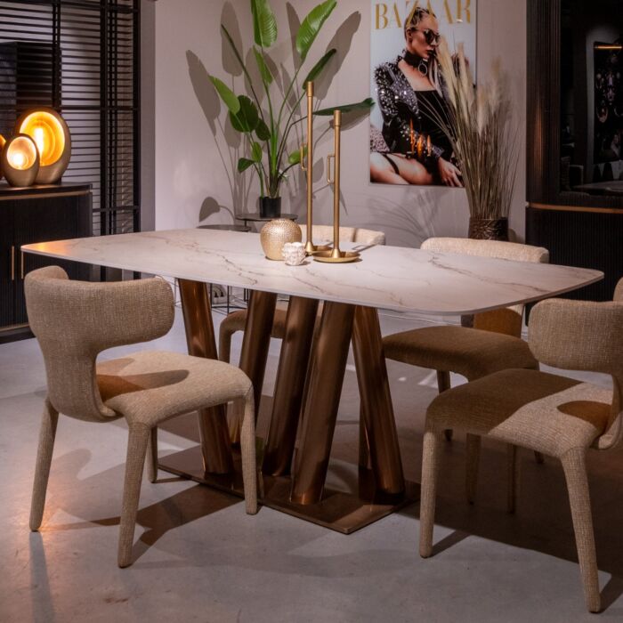 Eettafel Colmar Marmer 200cm