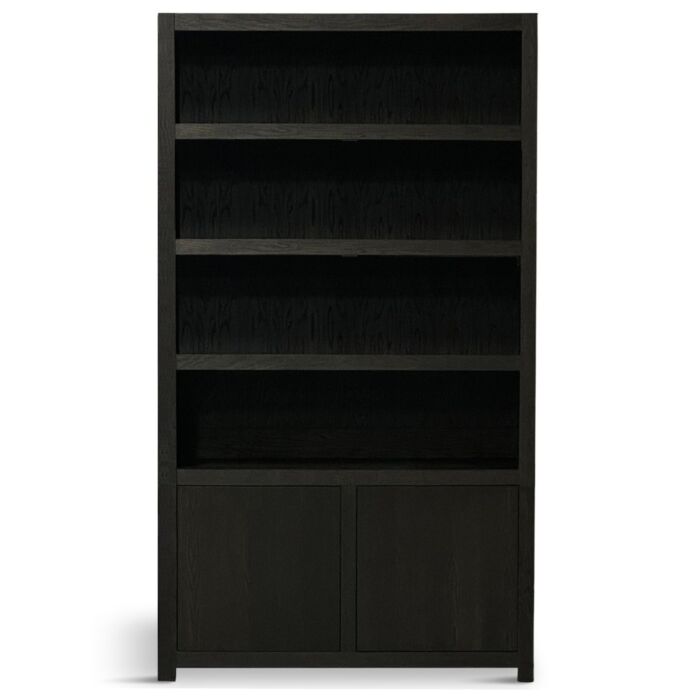 Boekenkast Juwel 4 Vaks 120cm Dark Brown