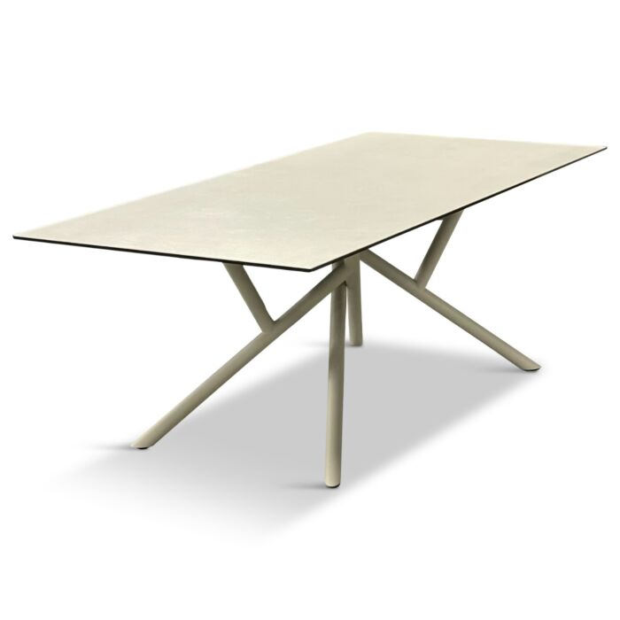 Keramische Eettafel Melle Beige