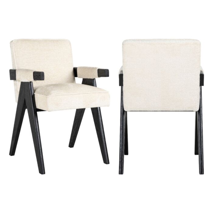 Stoel Cooper White Chenille