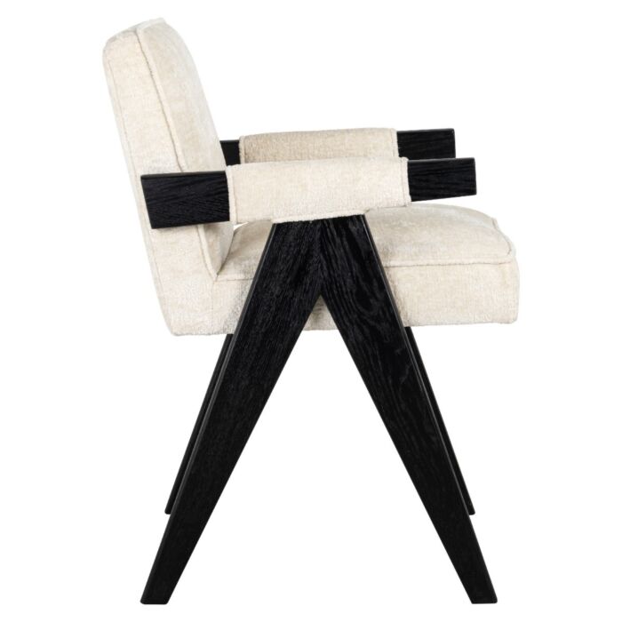 Stoel Cooper White Chenille