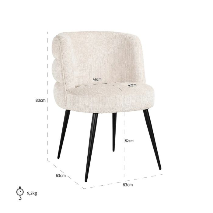 Stoel Stella Beige