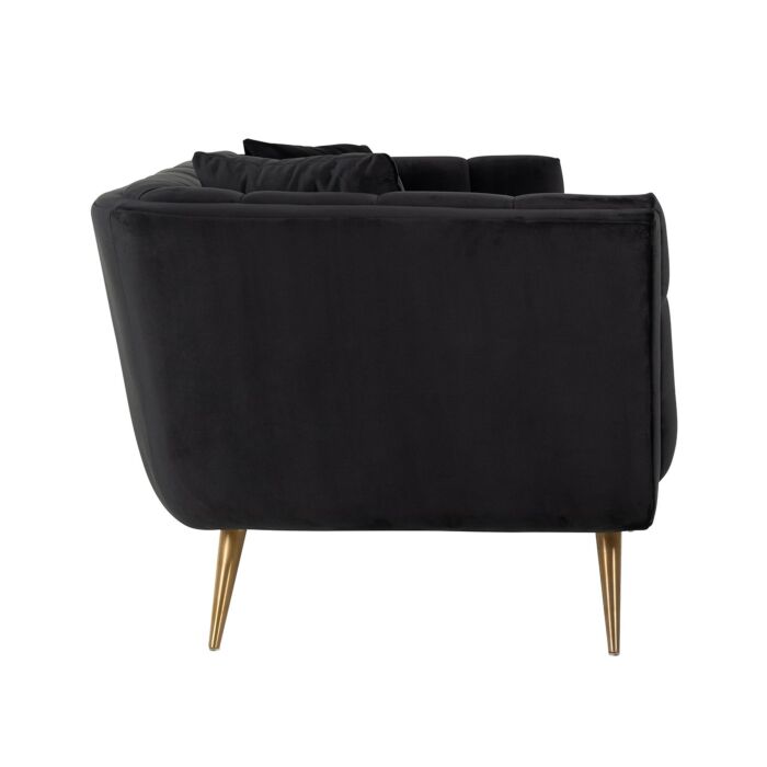 Bank Huxley Velvet Antraciet