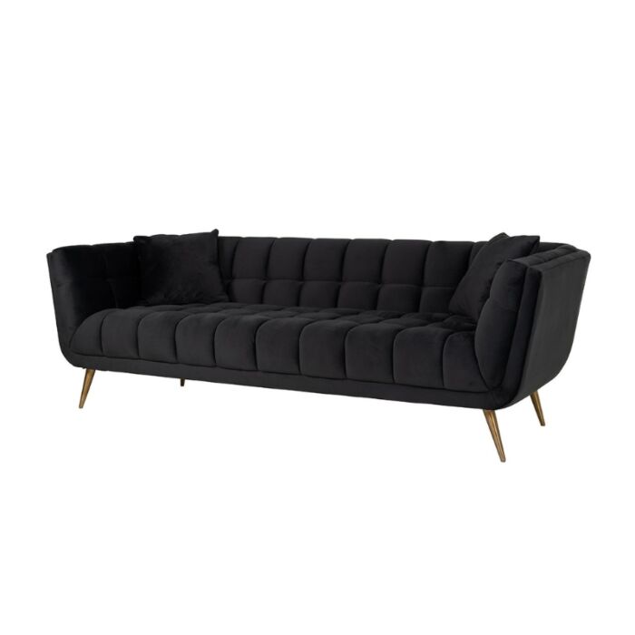 Bank Huxley Velvet Antraciet