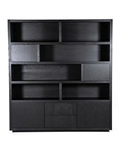 Kabinet Helsing Zwart 200cm