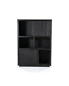 Kabinet Helsing Zwart 120cm 2 Deurs