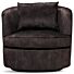Draaibare Lounge Fauteuil Desiree Antraciet