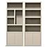 Boekenkast Juwel 80cm 4 vaks Taupe