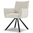 Eetkamerstoel Rome Draaibaar Beige