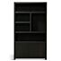 Boekenkast Juwel 4 Vaks 120cm Dark Brown