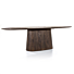 Eettafel Aron ovaal 250x110 - bruin