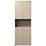  Boekenkast Charm 80cm 3 Open vakken 2 Deuren