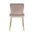 Stoel Odessa khaki / brushed gold fire retardant