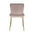 Stoel Odessa khaki / brushed gold fire retardant