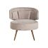 Fauteuil Hazel Khaki Velvet Fire Retardant