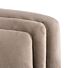 Fauteuil Hazel Khaki Velvet Fire Retardant