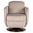 Draaifauteuil Turner khaki velvet fire retardant