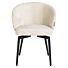 Stoel Amphara White Chenille Fire Retardant