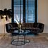 Bank Huxley Velvet Antraciet