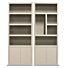  Boekenkast Juwel 80cm 4 vaks Taupe