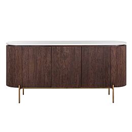 Richmond Interiors Dressoir Barkley 3-deuren Brushed Gold