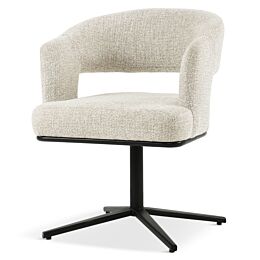 Eetkamerstoel Bogota Donker Beige Draaibaar
