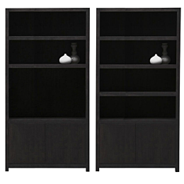 Boekenkasten Set Juwel 4 vaks + TV Kast 120 cm