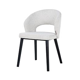 Stoel Savoy white bouclé