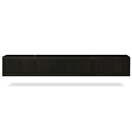 Zwevend TV-meubel Diamond Dark Brown 240cm