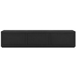 TV-meubel Diamond Eiken Zwart 180 cm