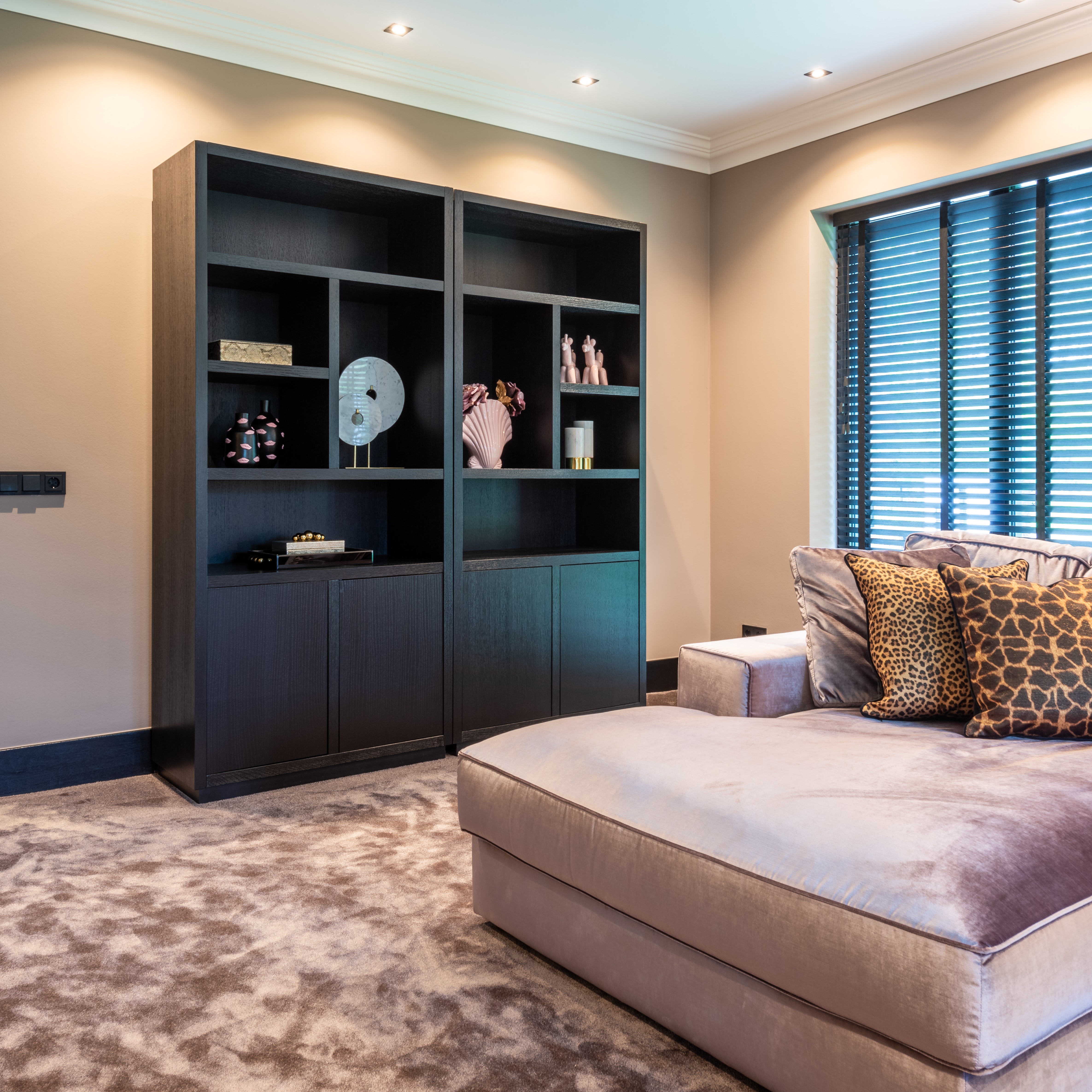 Hotel chique met een beige basis