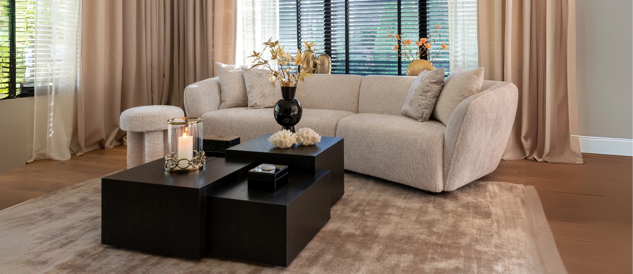 Hotel chique met een beige basis